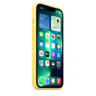 Чехол LUX Silicone Case на iPhone 13 Lemon zest with MagSafe Чехол LUX Silicone Case на iPhone 13 Lemon zest with MagSafe